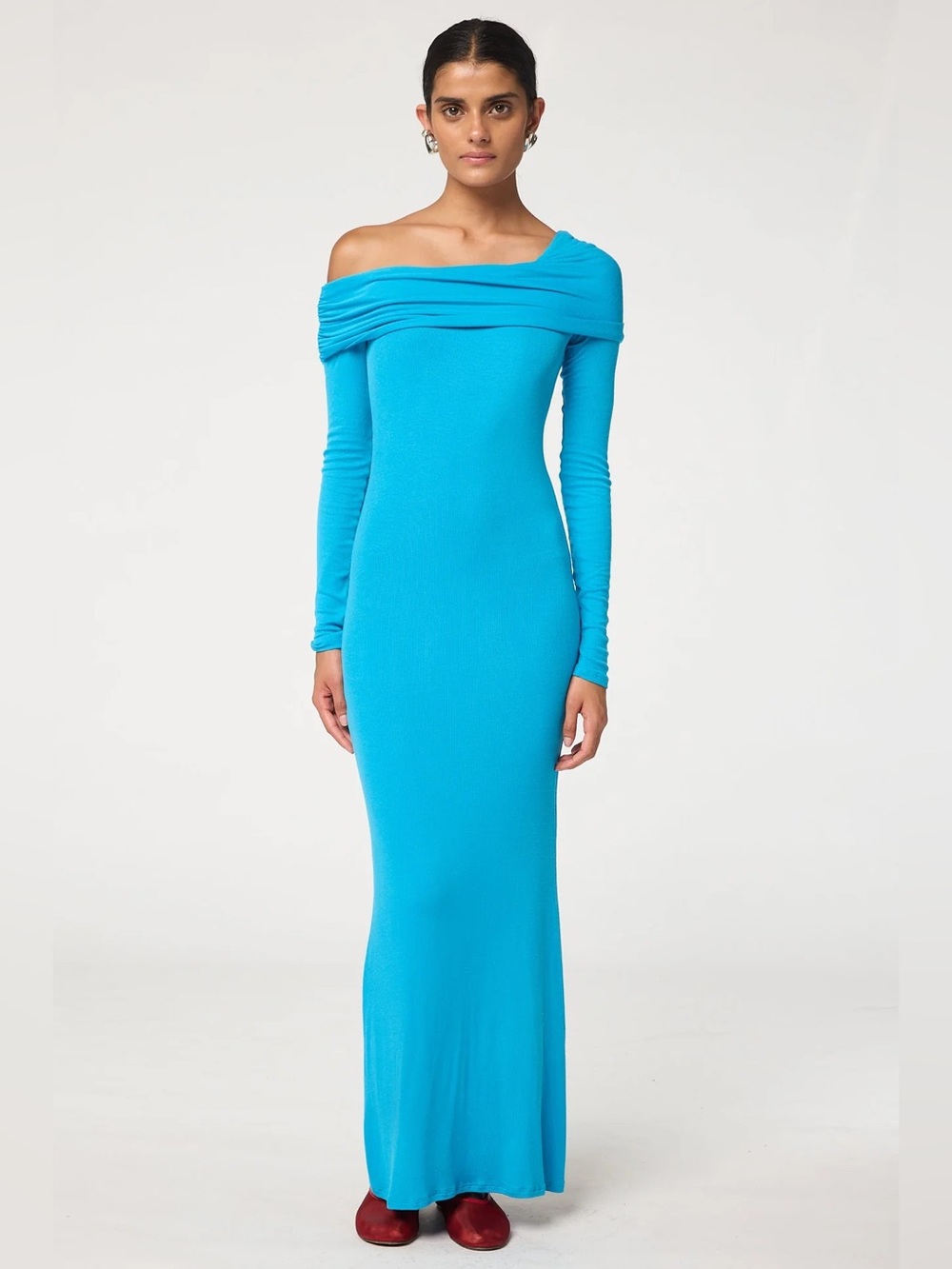 The Line by K Maisie Turquoise Maxi Dress